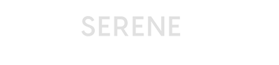 Footer white logo for Serene Green